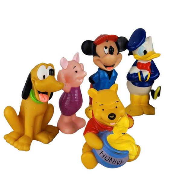 Bundle Disney Characters Toys, Mickey, Goofy, Minnie Mouse, Donald Duck, W548-10 - Picture 3 of 8